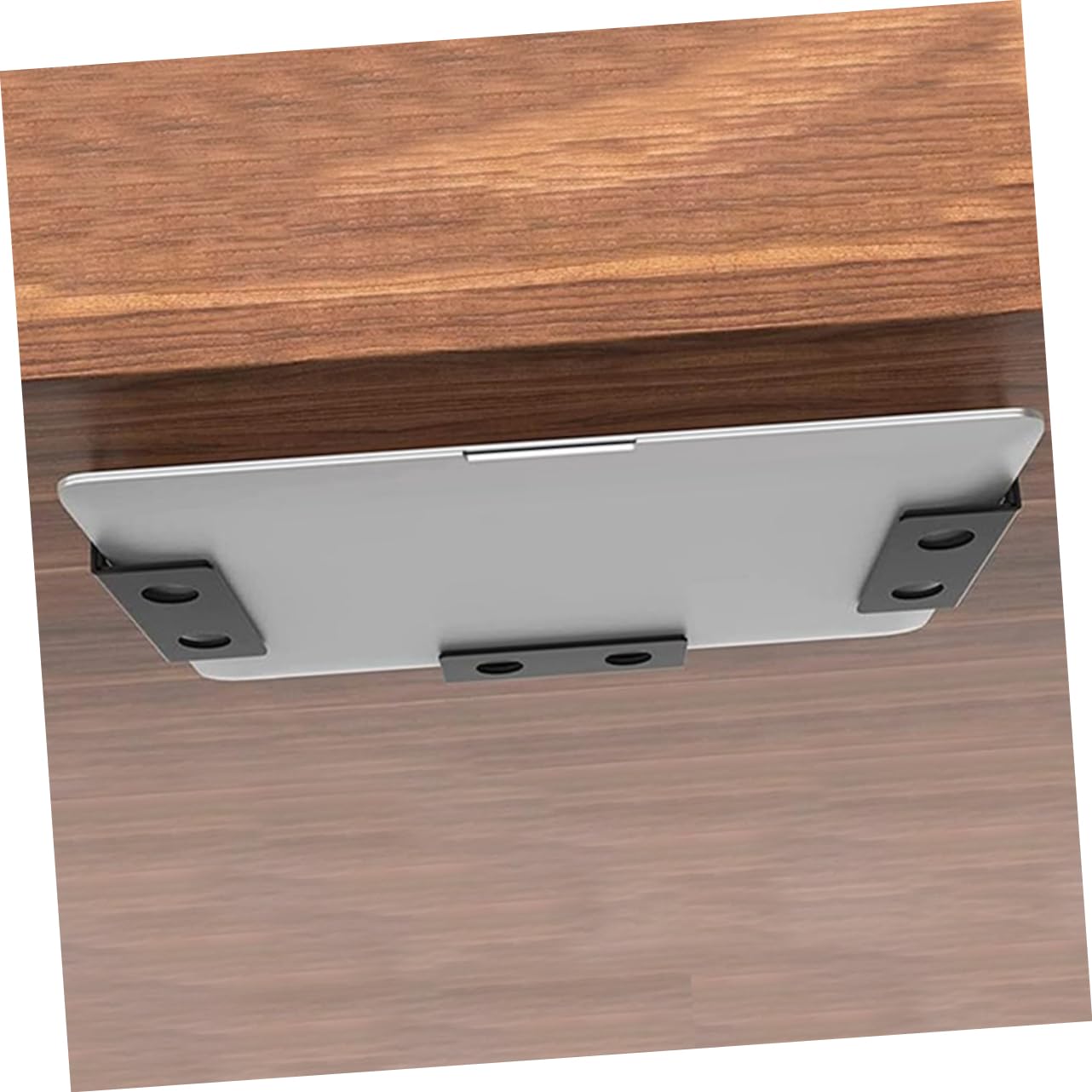 HOMSFOU 5juegos Soporte para Laptop y Tablet Bajo Escritorio Estante De Almacenamiento Rack De para Computadoras y Dispositivos Móviles