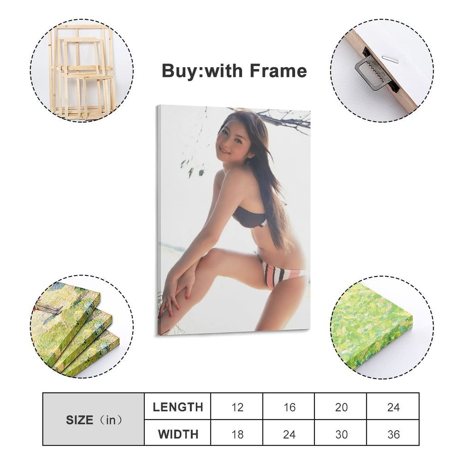 佐々木豊、【噴水】、希少な額装用画集画、新品高級額 額装付、状態良好 Amazon.co.jp: 佐々木希女優セクシーな写真ポスター水着アートパネル