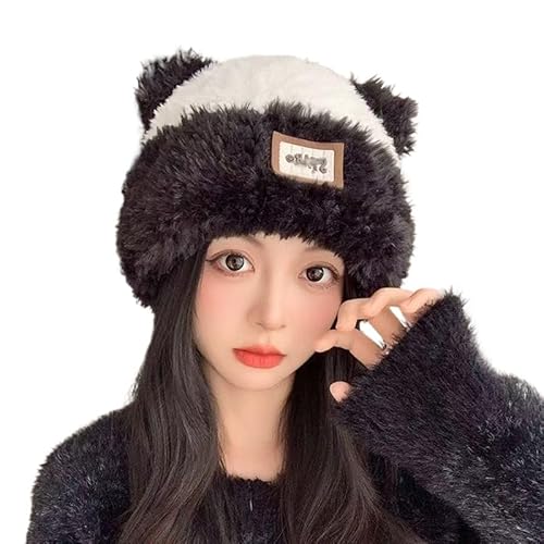 Unisex Fashion Fleece-Lined Lamb Wool Cycling Knit hat for Autumn and Winter, Halloween and Christmas Knit hat Gift (COLOR10)