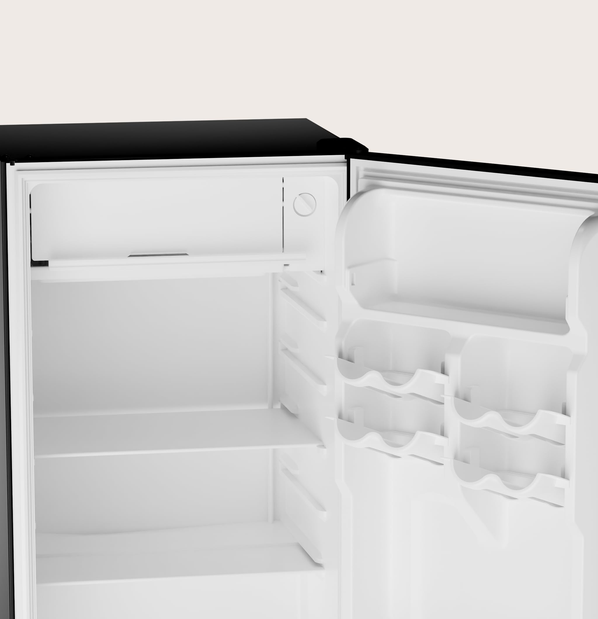 EVVO Mini Fridge F24X, 91 L, Stainless Steel, Low Consumption 85 kWh/year, Freezer Compartment, 41 dB, Compact Mini Fridge for Studios, Offices and Modern Kitchens — view 6