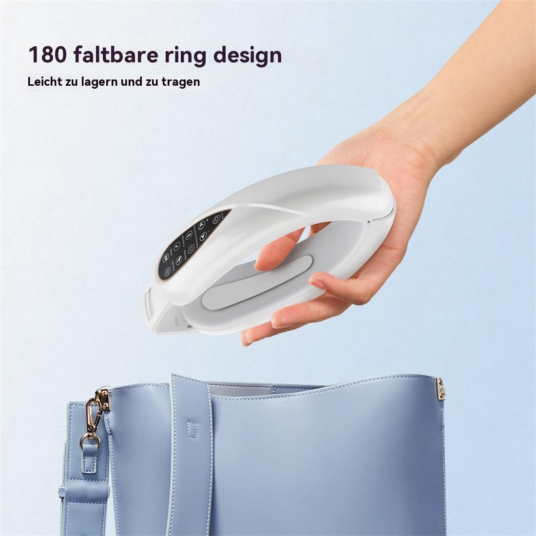 4-in-1 EMS & LED Gesichtslifting massager – Non-invasive Anti-Aging mit Mikrostrom, Rot-/Blaulicht & Infrarotwärme – Hautstraffung & Faltenreduktion zu Hause & auf Reisen für reife Haut & Doppelkinn