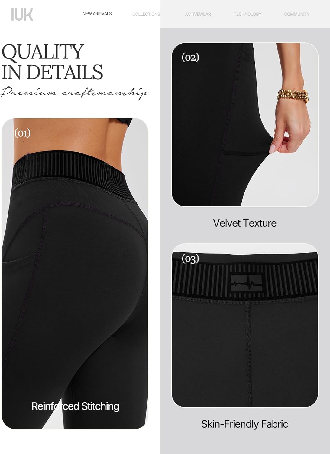 Workout Sets for Women 2 Piece Matching Set, V Neck Bra Leggings with Pockets, Winter Gym Travel Outfits Yoga Lounge Fall - Image 6