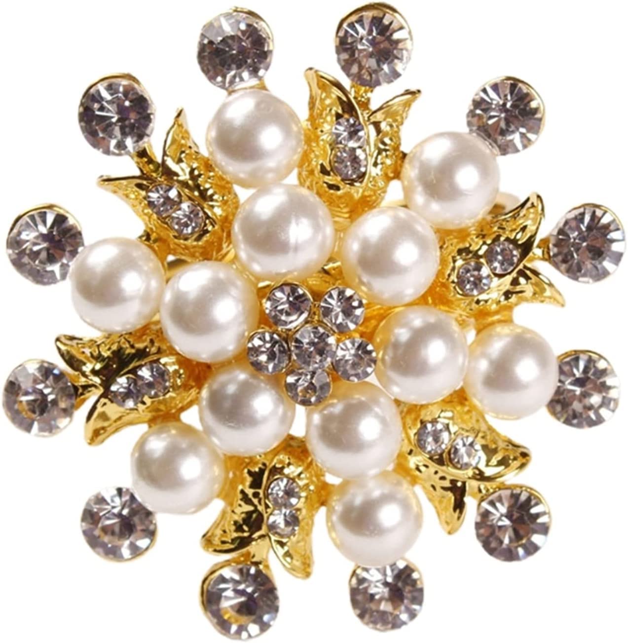 Porte-rondelles de Serviette Boucle/décorations de Table, Lot de 6 Supports en Strass for fête de Mariage, Maison, Cuisine, Table à Manger, Accessoires de Linge de Table