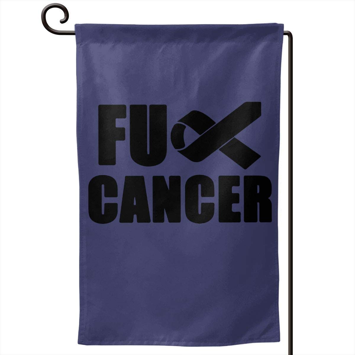 Jeewly Outdoor Flags F Cancer 1 Garden Flags Durable Outdoor House Banners for Patio Lawn Home Outdoor Decor 12.5x18In