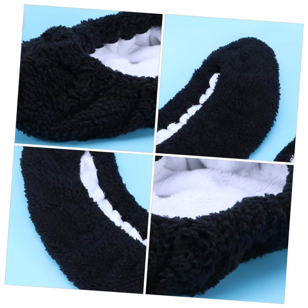 Protège-lames de Patinage pour Garçon et Filles, Lot de 2 Paires, Noir