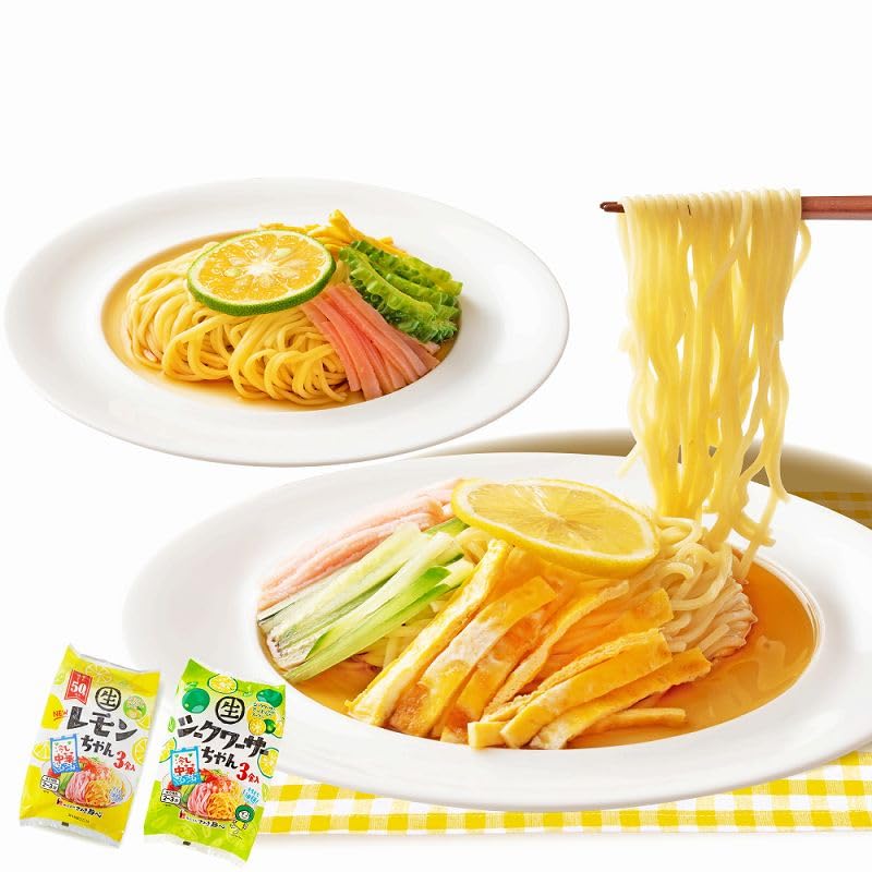 Amazon.co.jp: 冷やし中華 6食【シークワーサーちゃん】MBS TBS系