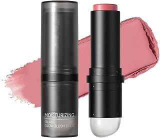 Stick Cream Blush 8g Double-End Cream Blusher Stick Cosmetics | Smooth Cheek Makeup for Women Girls Wedding Daily Commuting Travel Office Dating