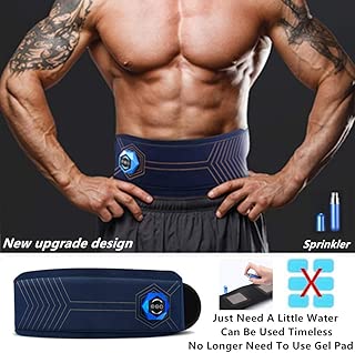EMS Muscle Stimulater Toner Core Abs Workout Toning Belt Muscle Training Gear - coolthings.us