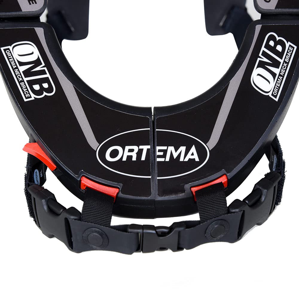 ORTEMA ONB Neck Brace Design K4 – Protección para la nuca – de plástico de alto rendimiento y con cierre rápido de seguridad – para motocross, Enduro, Downhill, Bicicleta, MTB y más