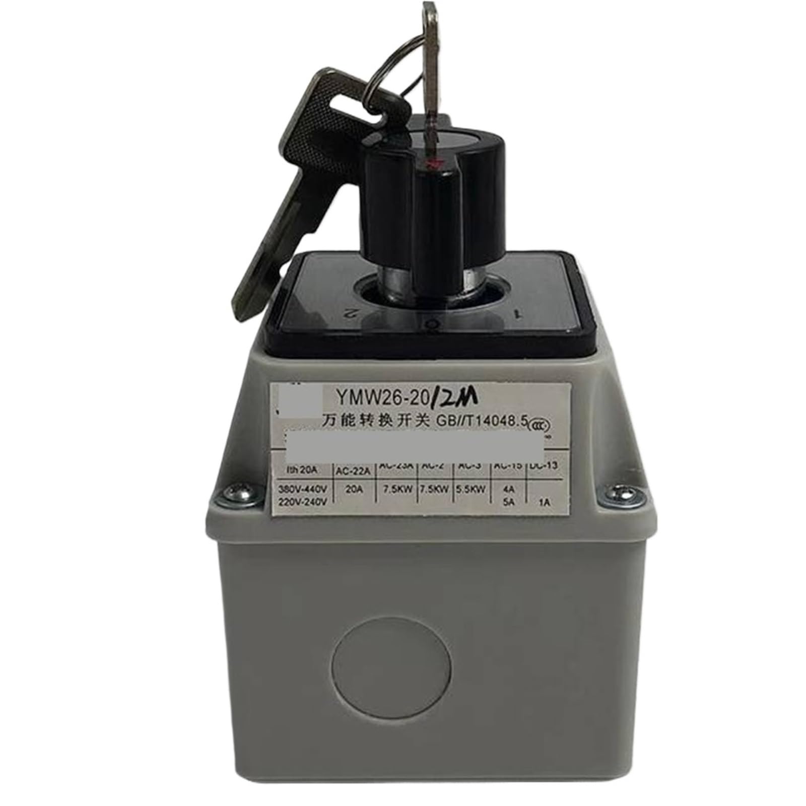 Commutateur à came YMW26-20/2MS isolation renforcée 20A - 4