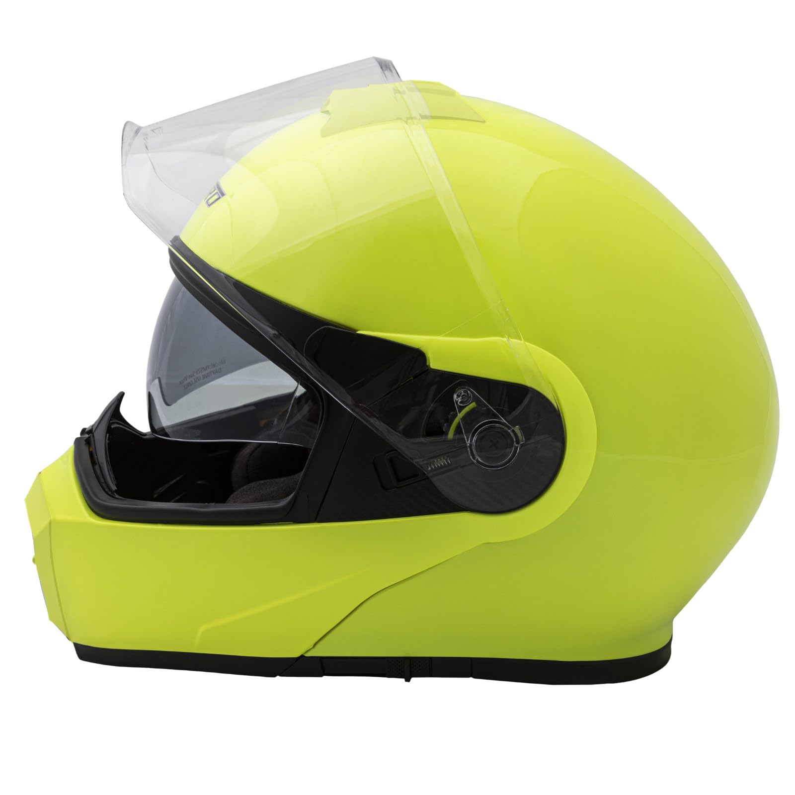 Casco modulare professionale Nexit Visiera antigraffio Moto Bianco XS