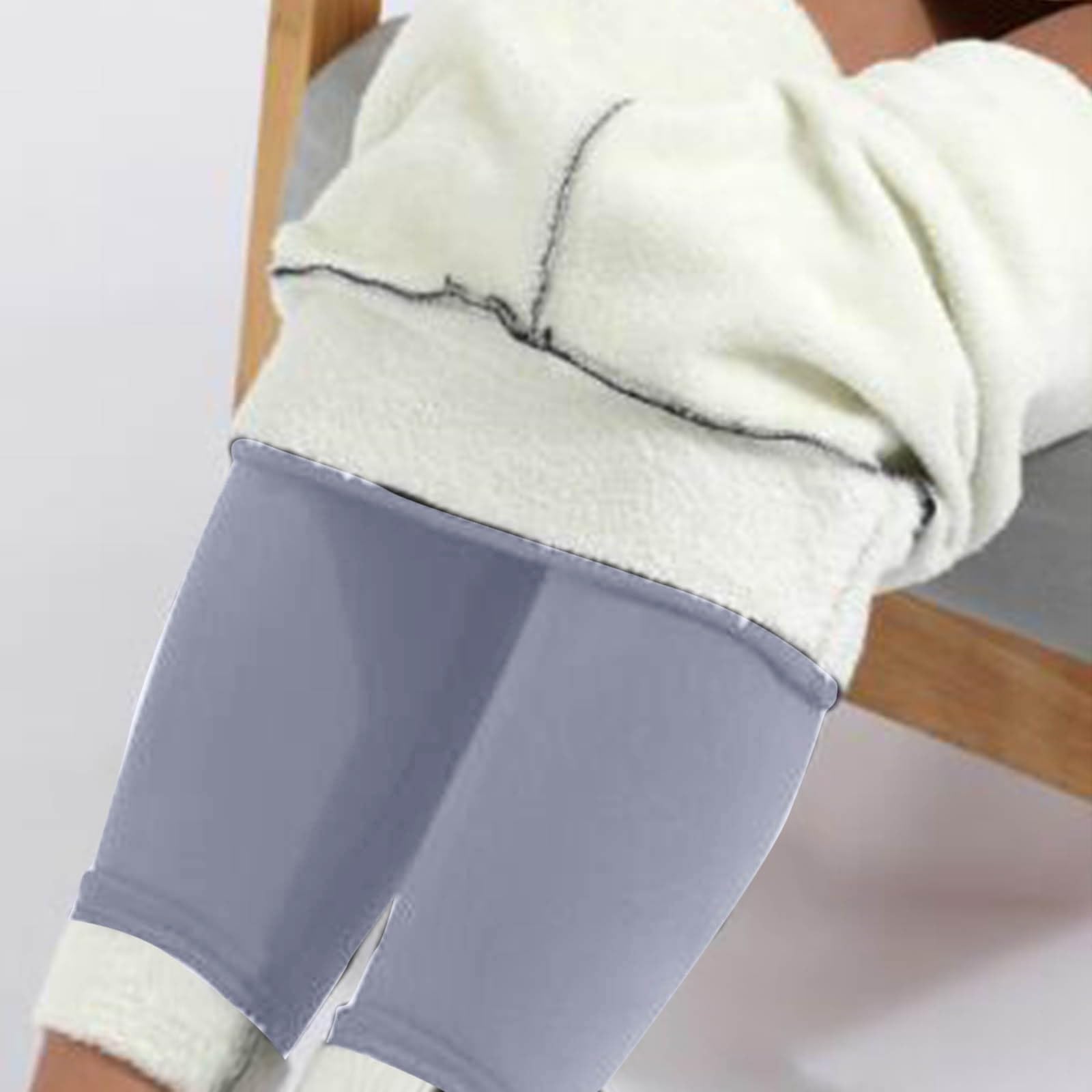 Leggings termici da donna con calda imbottitura, invernali, a vita alta, in pile spesso, leggings termici, caldi, per attività all'aperto, casa, biancheria intima termica