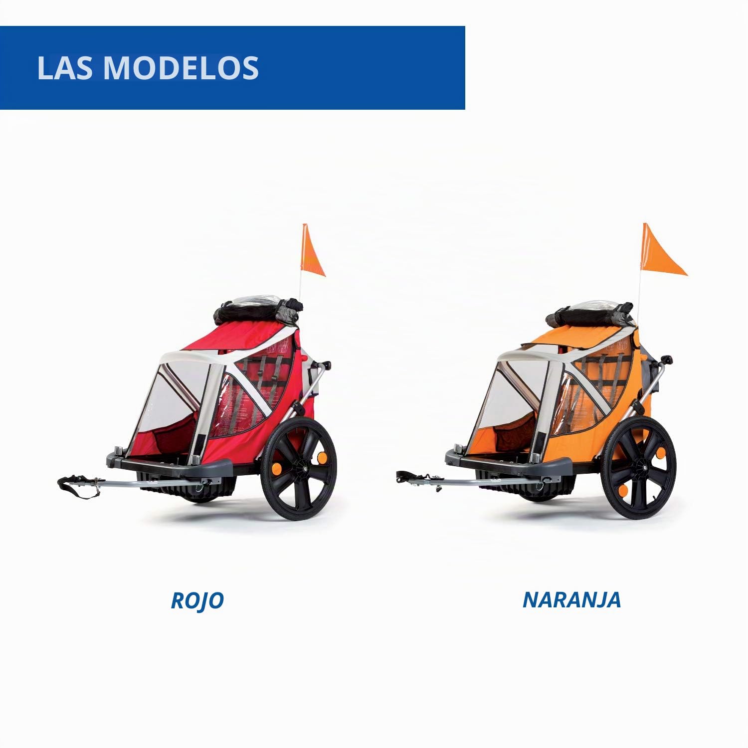 b bellelli B-Travel - Remolque para niños, de enganchar a la Bicicleta - para niños con un Peso máximo de 16 kg y una Altura máxima de 1,10 m - Fijación a la Bicicleta