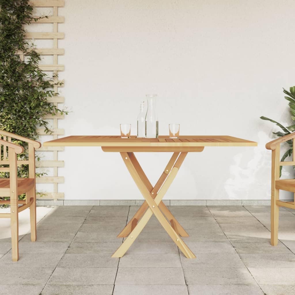 Table de jardin pliante en teck pour vos terrasses ensoleillées