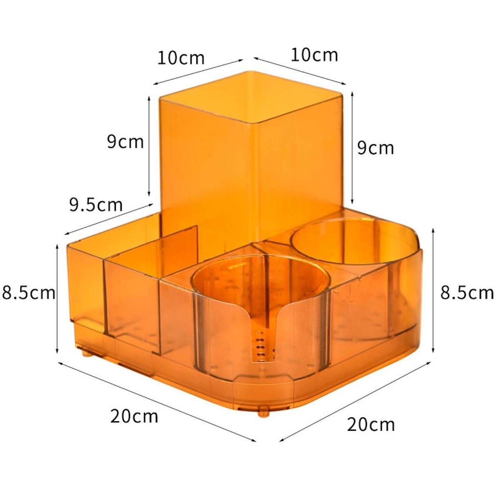 Ioensy Countertop Organizer Multifunctional Storage Box Space Saving Convenient Use Coffee Bar Accessories Cup Organiser for Pantry