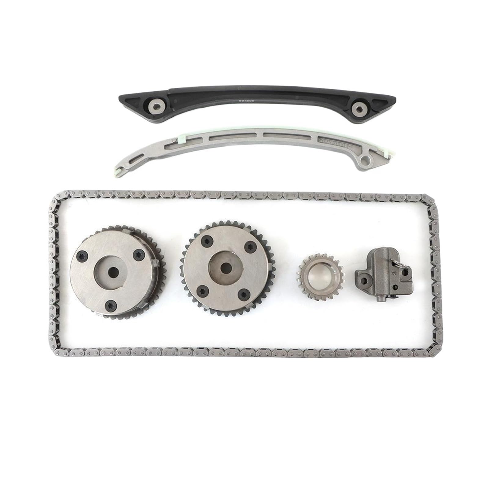 catena pompa olio motore Adatto per Evoque Adatto per Freelander 2.0L 2011-2018 Kit di Riparazione Auto Kit Catena di Distribuzione + 2 VVT CJ5E6C525AD + CJ5E6C524AD