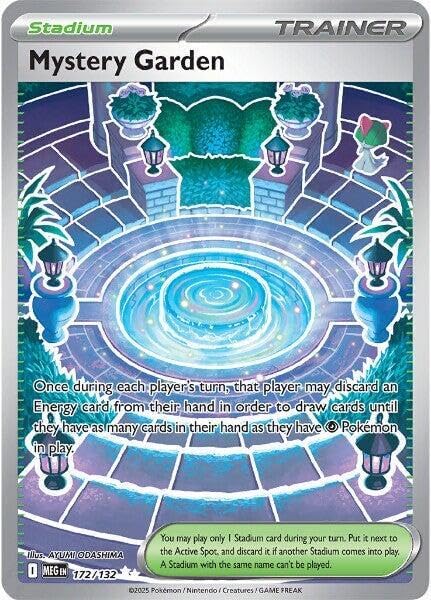 Pokemon - Mystery Garden 172/132 - Mega Evolutions - Full Art Ultra Rare - Single Card