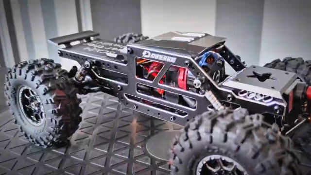DashRC SCX24 Warthog LCG Chassis Frame Kit, Aluminum Body Shell