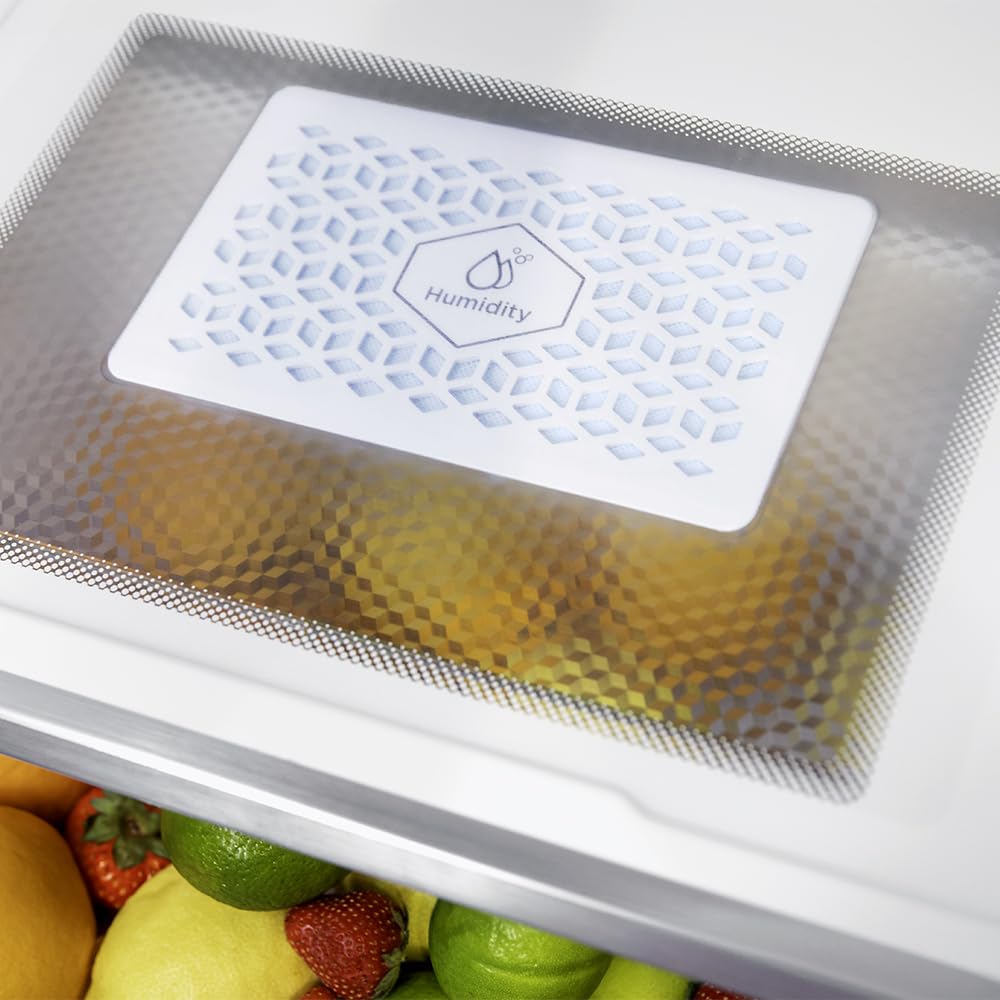 Cecotec Frigorífico Combi Bolero CoolMarket Combi 356 Inox E. Compresor Inverter Plus Frigorífico Combi Inox 200X59.5Cm, 356L, No Frost, Clase E, Multiairflow, Fast Cooling, Puerta Reversible