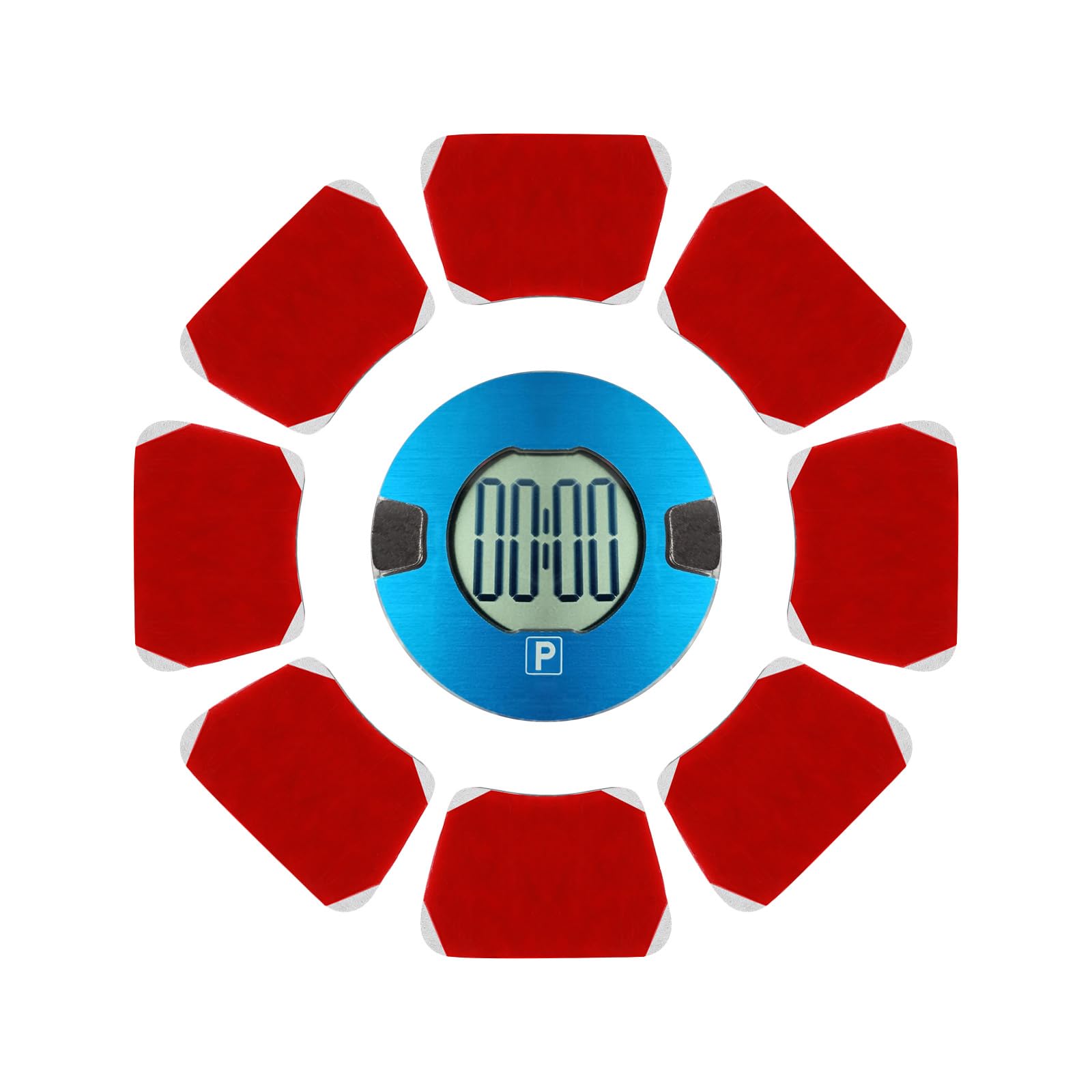 MERUYOO Ersatz Metallplättchen Set, 8 Stück, kompatibel mit OOONO CO-Driver NO2 kompatibel mitOOONO Park