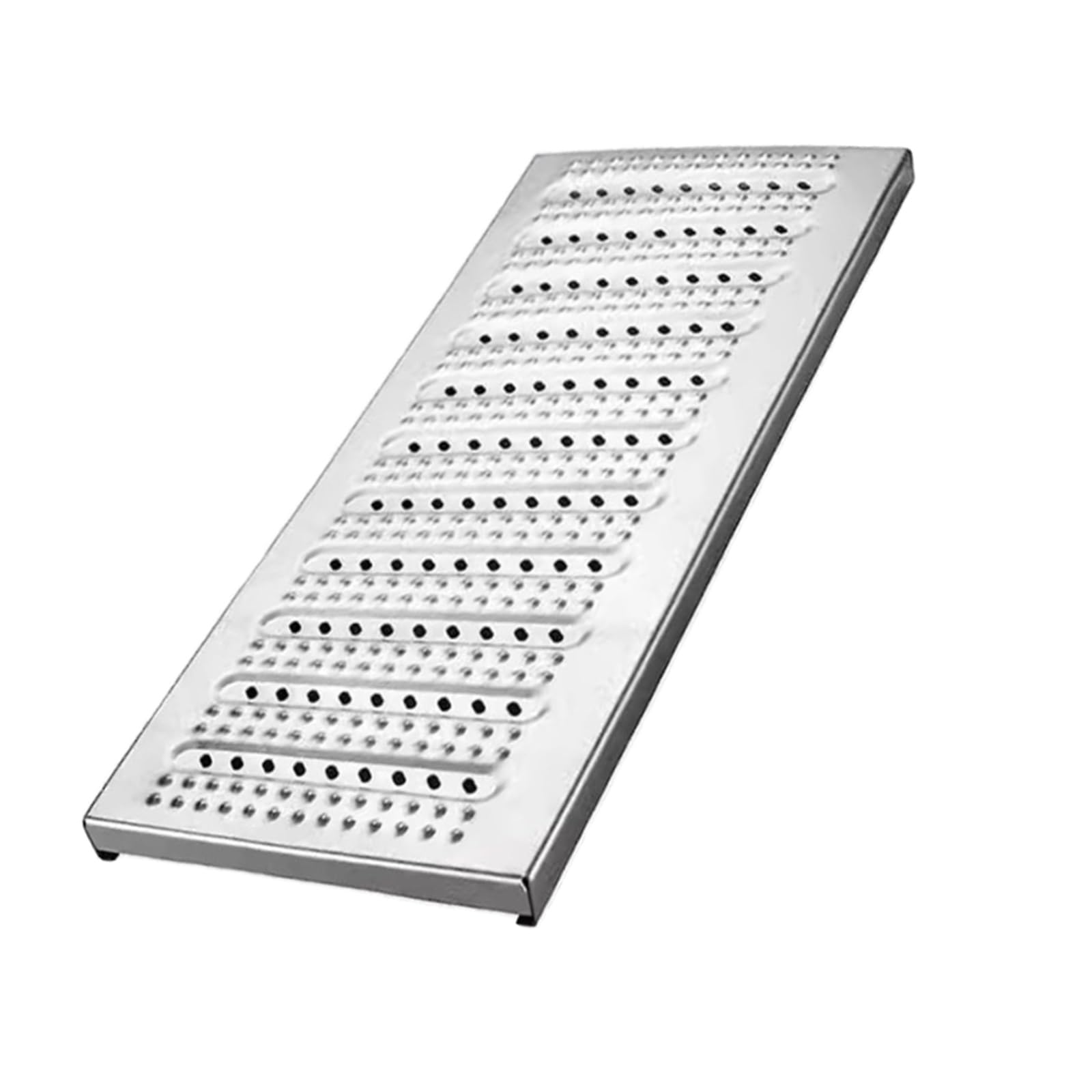 Sistema di drenaggio a canale extra largo, 3 pezzi, con copertura antiscivolo per garage, terrazza, giardino, cortile, 35 cm, per uso domestico e commerciale