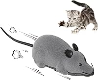 Vista 1 de Greatstar - Juguete interactivo para gatos con movimiento automático, electrónico, inalámbrico, falso, rata, juguete para mascotas, rueda