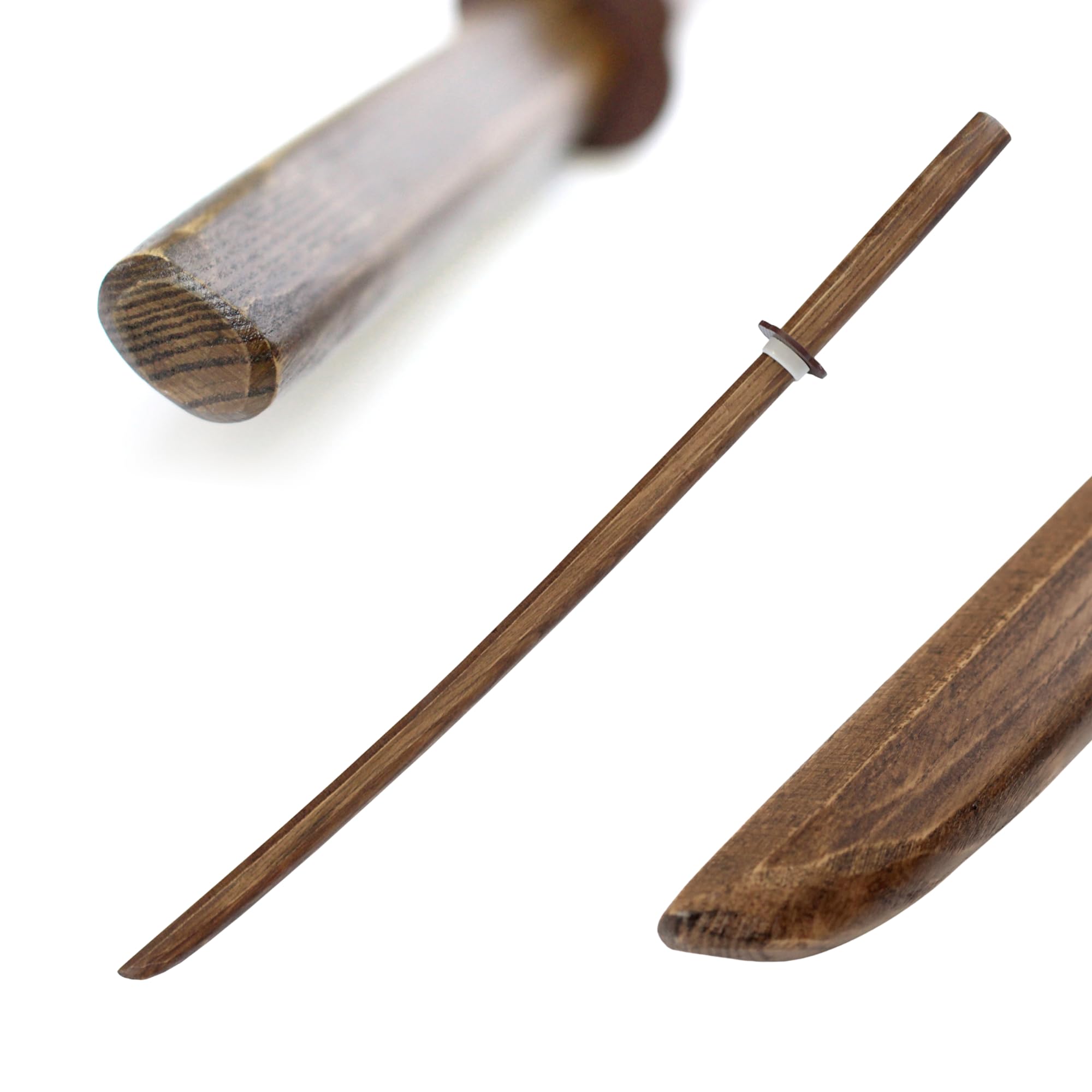 DEPICE Bokken Bois de frêne, Longueur env. 101 cm, Poids env. 580 g, Support Tsuba, Iaido Aikido