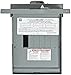 Square D by Schneider Electric Homeline 100 Amp Outdoor Main Lug Load Center, Circuit Breaker Box, 6-Space 12-Circuit, 120/240 VAC, UL Listed, Rainproof NEMA 3R Enclosure (HOM612L100RBCP)