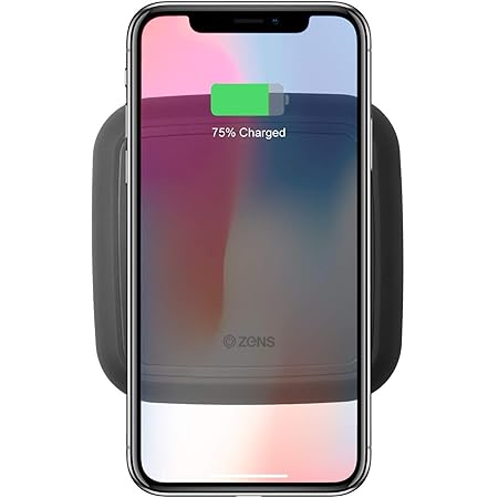 ZENS Wireless Charger mit Netzteil für z.B. Apple iPhone X / 8 / 8 Plus,  Samsung Galaxy S8 / S8+, uvm. - schwarz: Amazon.de: Elektronik \u0026 Foto