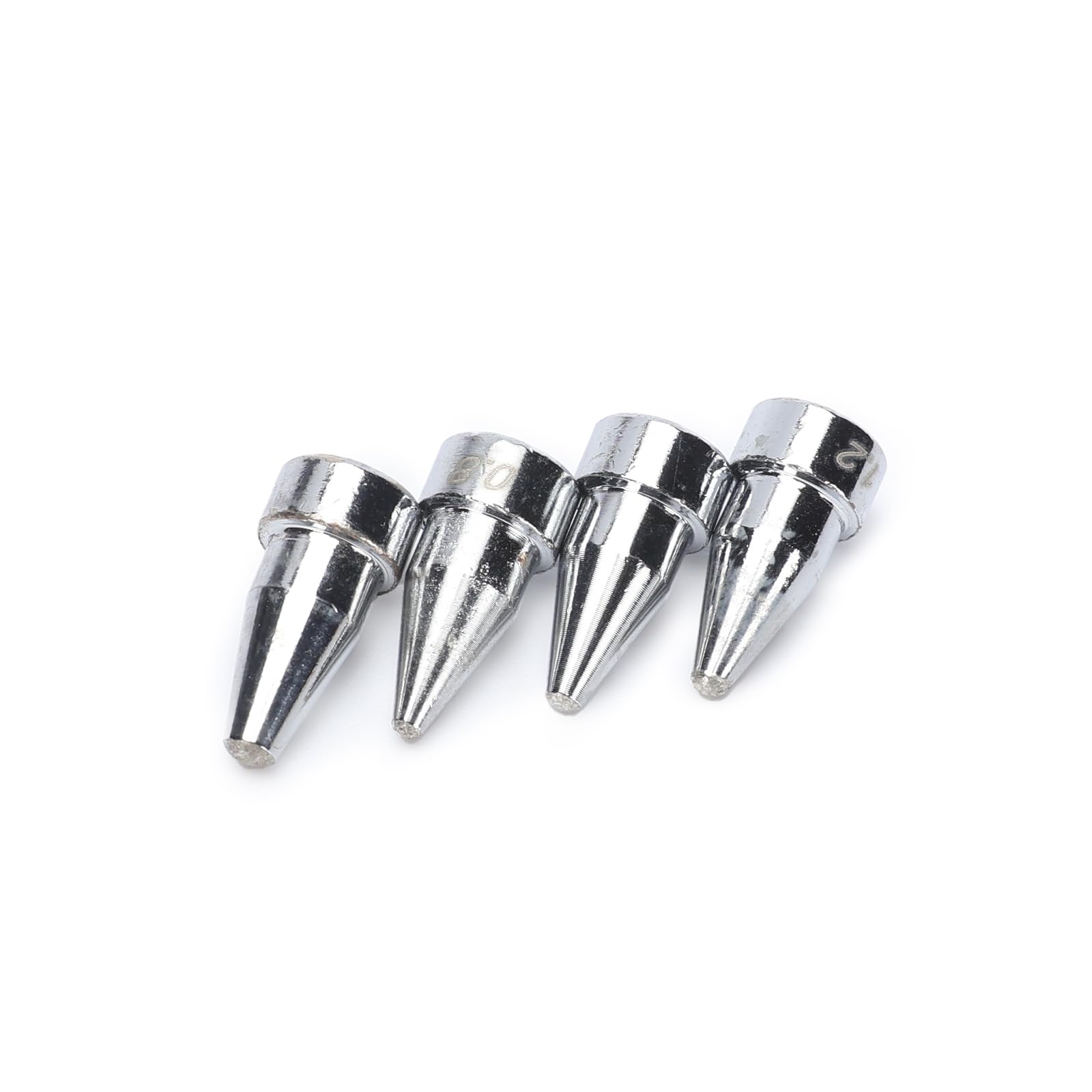 YIHUA #948N Juego de boquillas desoldadoras 4PCS Tipo de larga duración/ 0,8 mm, 1,0 mm, 1,2 mm y 2,0 mm (Para YIHUA 948-III/YHUA 948-II Pistola desoldadora)