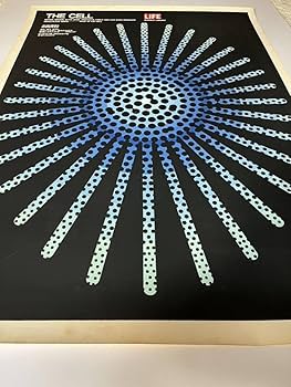 永井一正　「生命」　シルクスクリーン Amazon.co.jp: 貴重 1967年 永井一正 LIFE 細胞 シルク