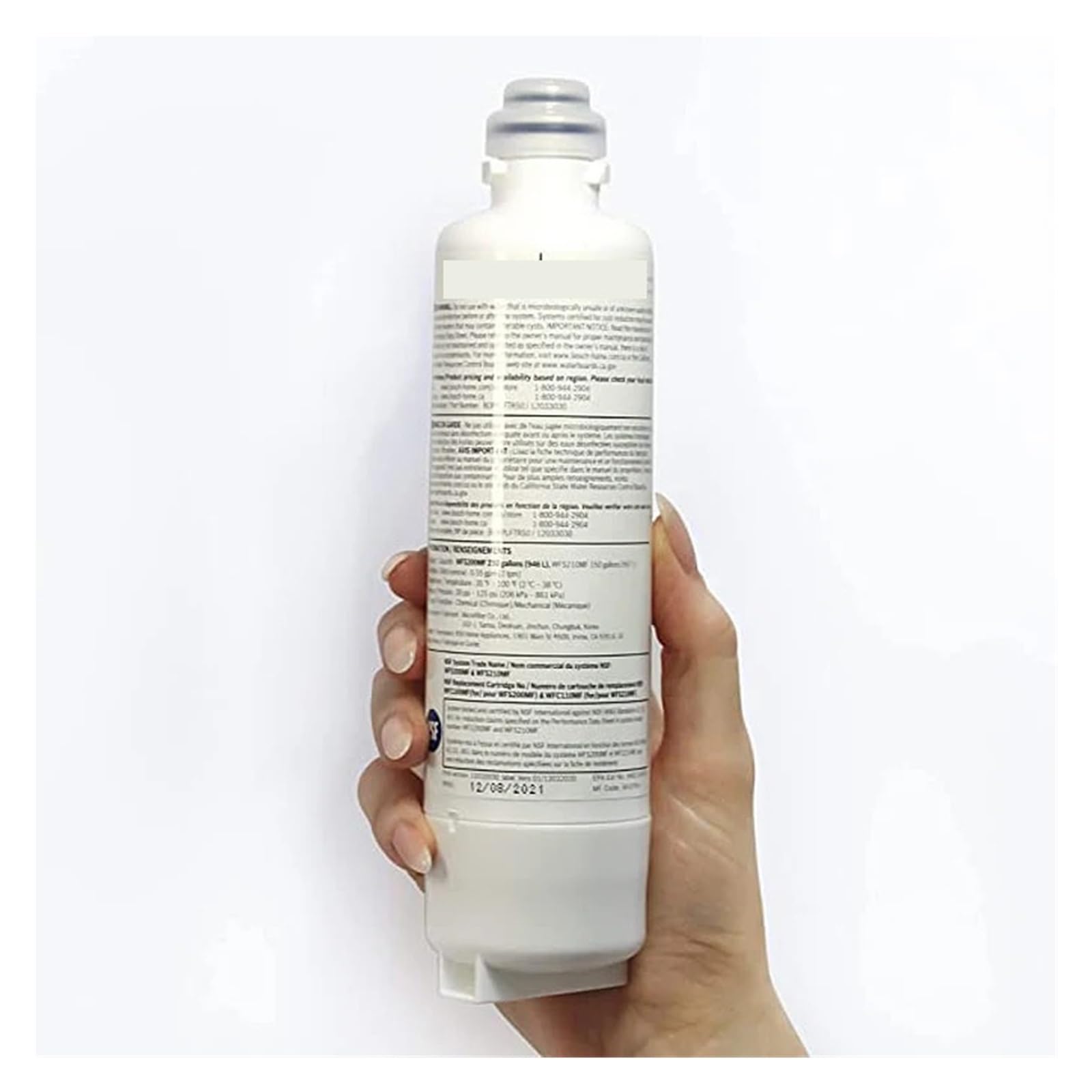 Filtro di Ricambio for Purificatore d'Acqua for Frigorifero, Compatibile con Bosch, BORPLFTR55, RA450022, REPLFLTR55 Ultra Clarity PRO(10pcs)