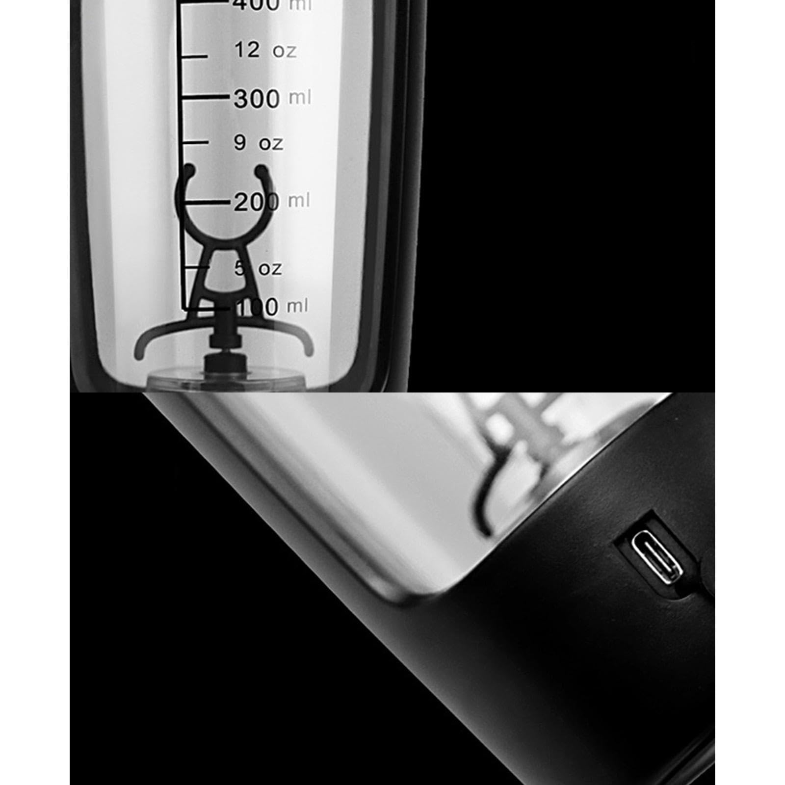 Tragbarer elektrischer Shaker, wiederaufladbare USB Mixerflaschen, 1200 mAh Akku, Hochgeschwindigkeitsmotor, 7 V Nennleistung