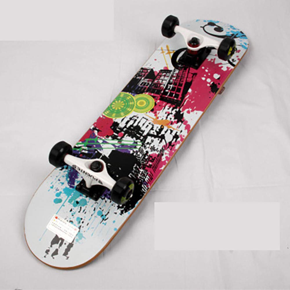 Standard Cruising Skateboards Adult Long Skateboard 807 7 cm 8-Layer Maple Deck Non-Slip and Waterproof 95A Shock Absorption