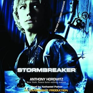 Stormbreaker Audiolibro Por Anthony Horowitz arte de portada