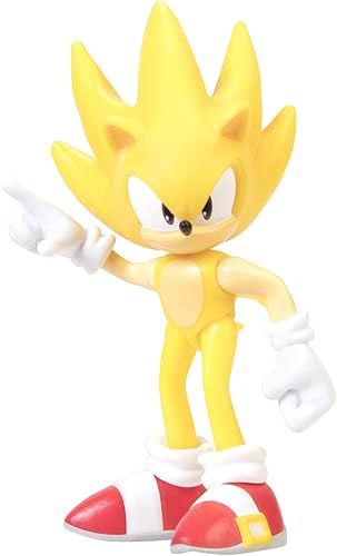 Miniatura 3 de Sonic The Hedgehog Figura de acción de juguete coleccionable Super Sonic de 2.5 pulgadas