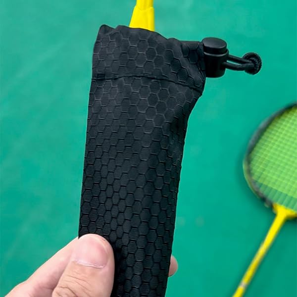 防水バドミントンラケットグリップカバー軽量ポリエステル素材安全なロッククラスプユニバーサルユニバーサルラケットハンドルカバー - 5