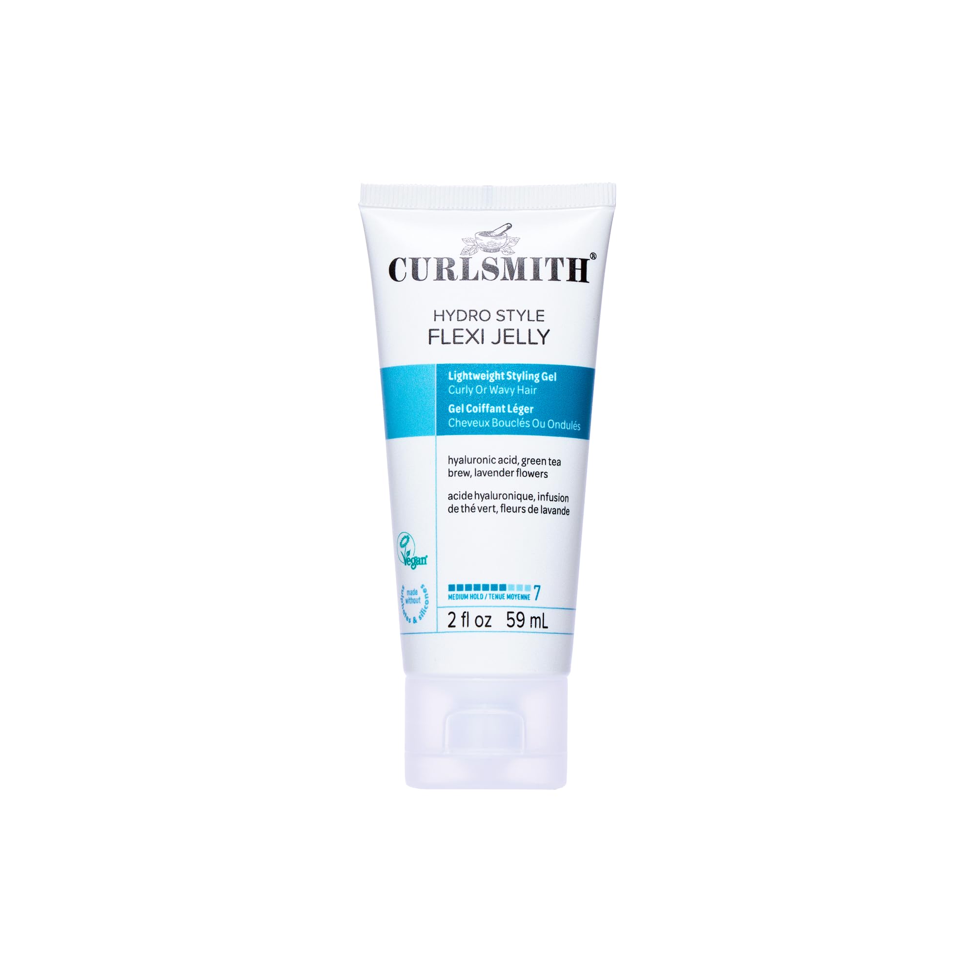 Curlsmith Hydro Style Flexi Jelly - Gelatina definente per ricci, vegano e cruelty free (2 oz)