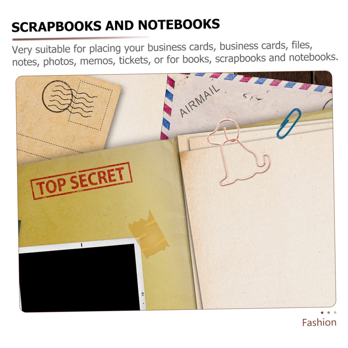 DOITOOL 3 Sätze Rose Gold Welpenpapierklammer Süße Büroklammern Papierklemmen Büroklammer Befestigen Cartoon-büroklammer Papierclips Büroklammern Süß Roségold Metall 50 Stück * 3