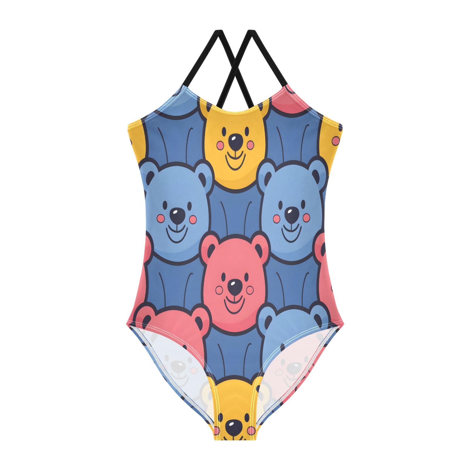 Bears Girls One-Piece Swimsuit Beach Bathing Suit