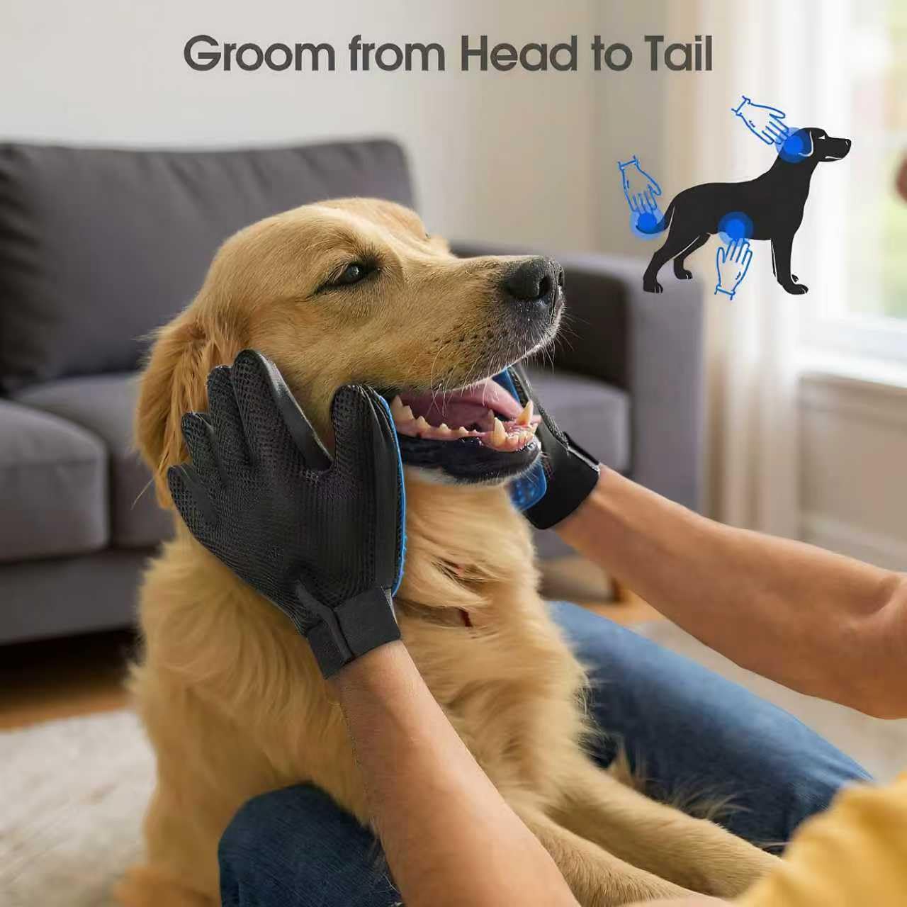 Cepillo de vapor para mascotas alimentado por USB para perros y gatos | Herramienta de eliminación instantánea de niebla, reduce el desprendimiento y el pelo volado, cepillo de aseo suave para control
