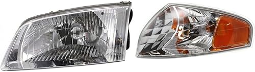 Premium Replacement Part OEM for Kit Headlight Lamp Left Hand Side Driver for Mazda 626 2000-2002 Index-GTR-JR998-64776