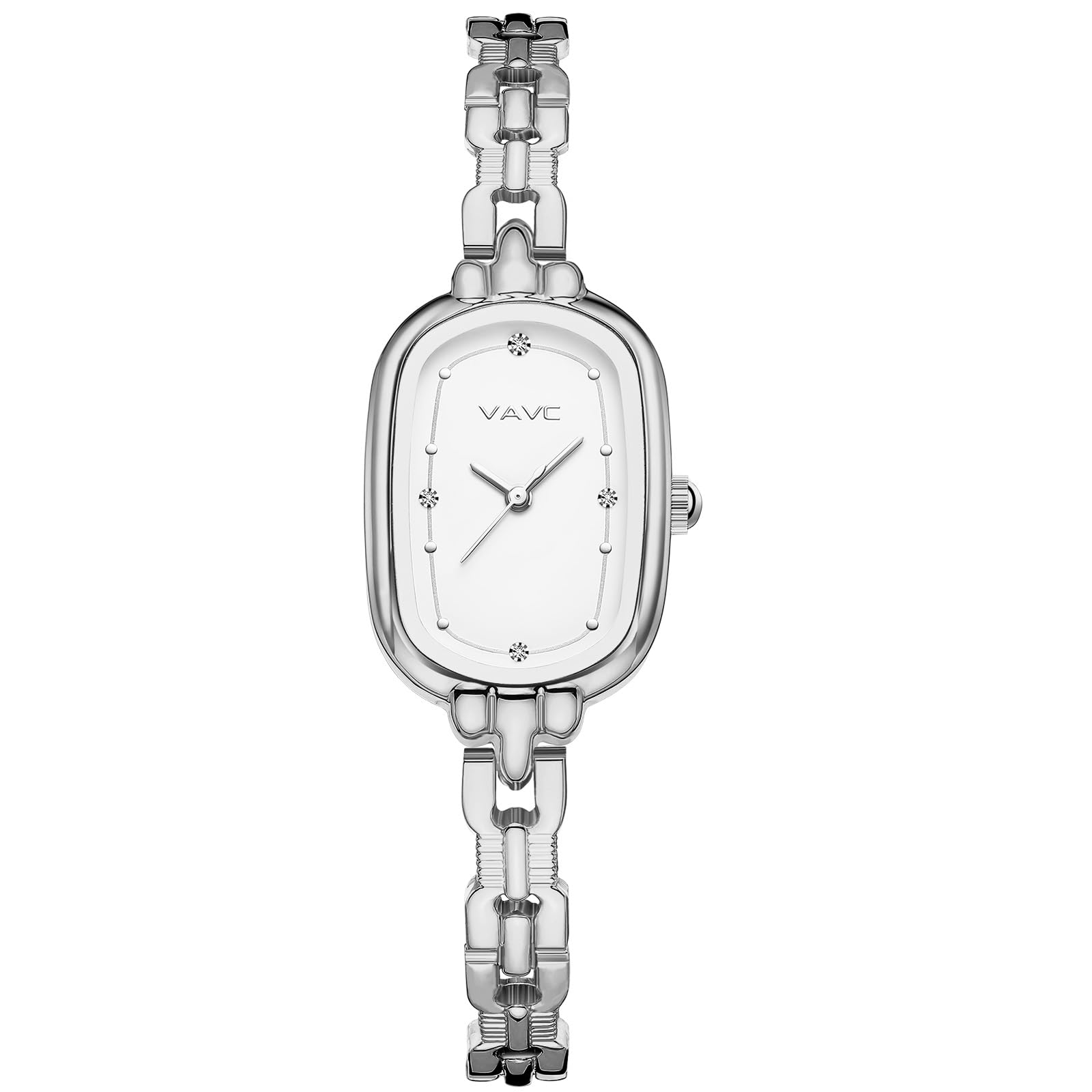 Reloj de pulsera dorado vintage para mujer, pequeño reloj de cuarzo analógico ovalado con esfera de diamantes de lujo, resistente al agua. Herramienta de ajuste incluida
