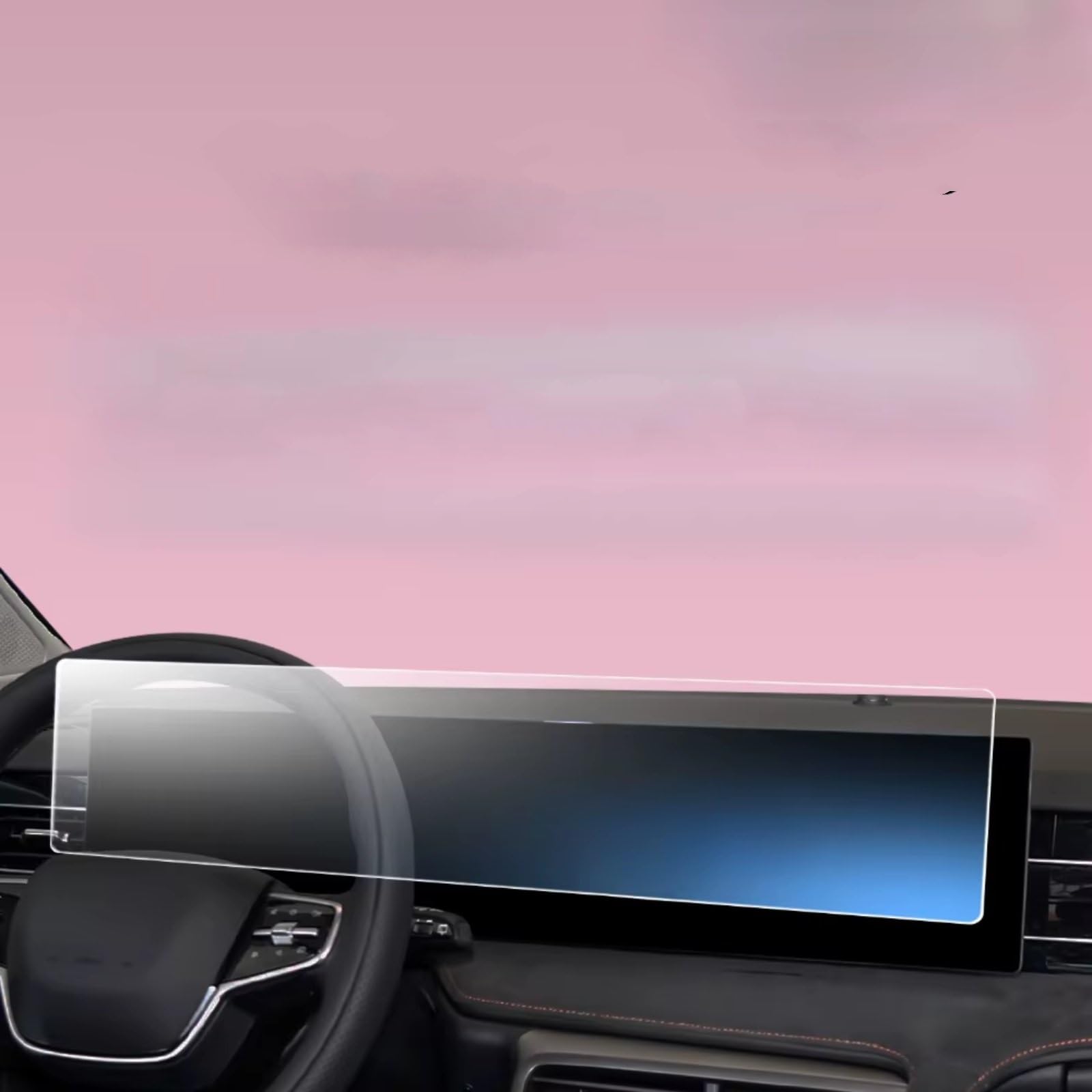 Protectores Pantalla Compatible Con MG Para HS 2025-2026, Película Protectora Pantalla Navegación GPS Para Coche, Cubierta Pantalla Automática Transparente HD(B)