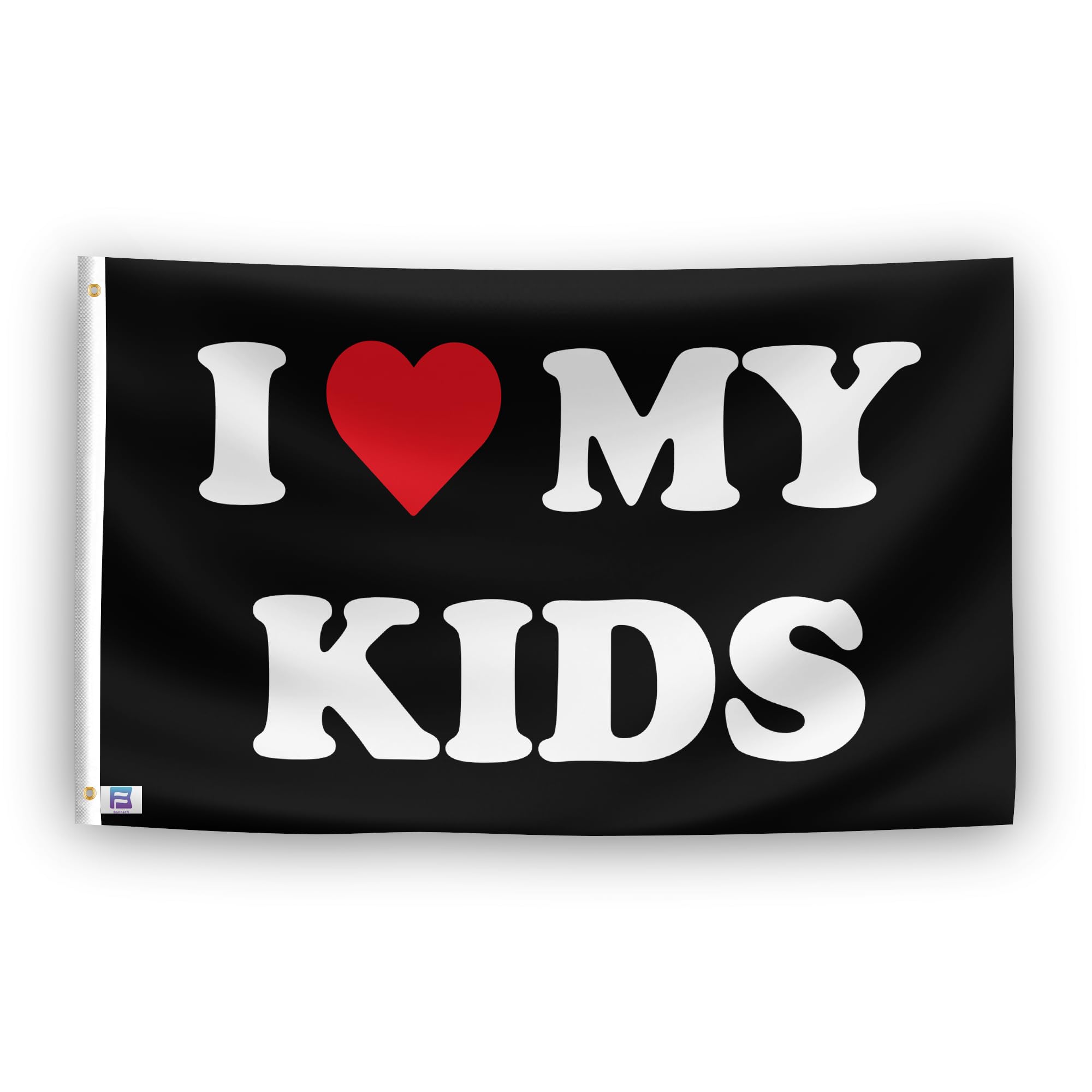 Amazon.com : I Love My Kids I Heart Flag - 3x5 ft High-Durability