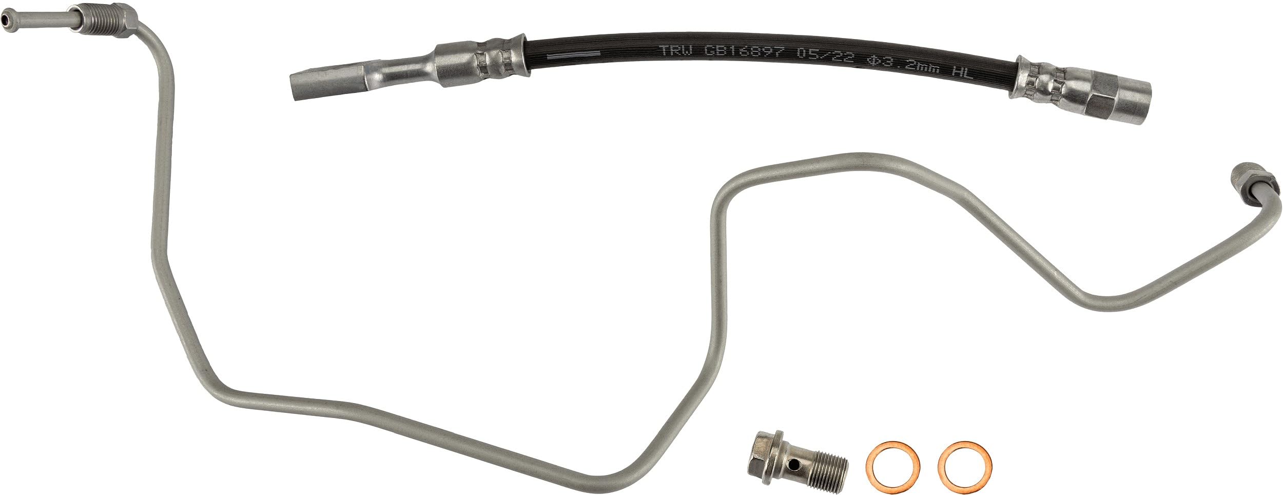 Flexible brake hose with internal thread PHD941 TRW for AUDI SKODA VW SEAT