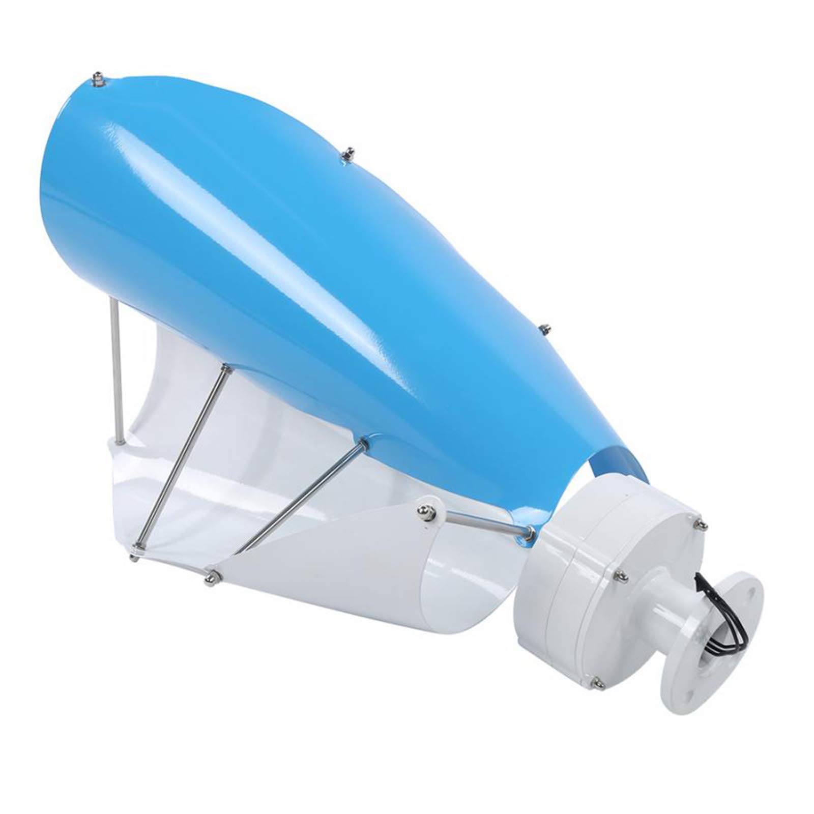 Generatore Di Turbina Eolica Da 6000W 9000W con Albero Verticale A Spirale, Kit Di Mulino A Vento Medio, Generatore Di Energia Eolica Da 12V 24V 48V per Lampioni Stradali Esterni