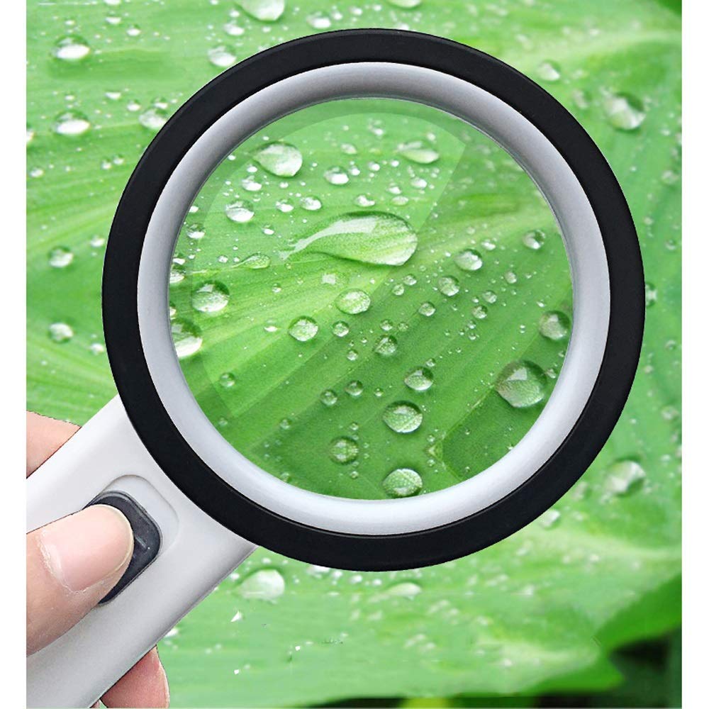 Vetro con lampada 30 volte 100 mm riparazione lente d'ingrandimento portatile vecchia lettura nera Made in China