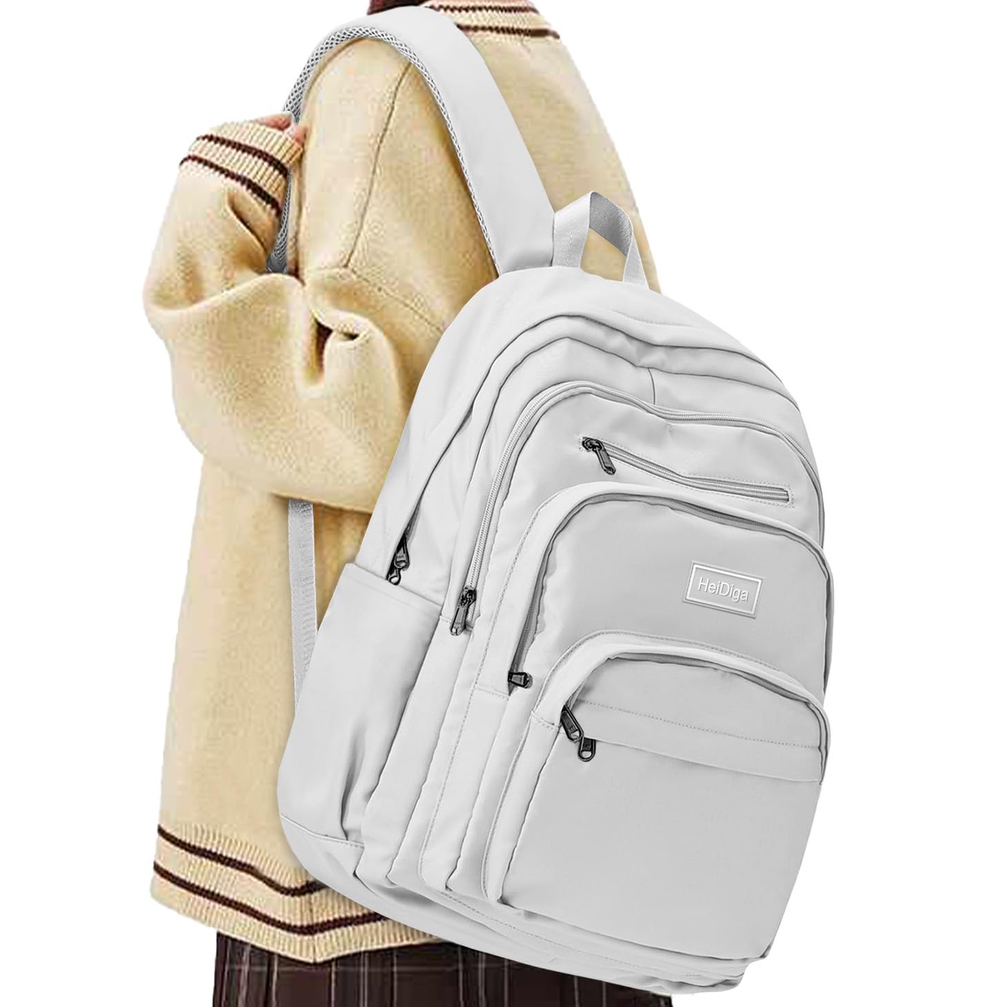 Clufar Schulrucksack Teenager Jungen Mädchen Wasserdicht Rucksack Herren Damen für Schule Daypack Schulranzen Schultasche Schulrucksäcke School Bag Großer für Causal Travel Reisen
