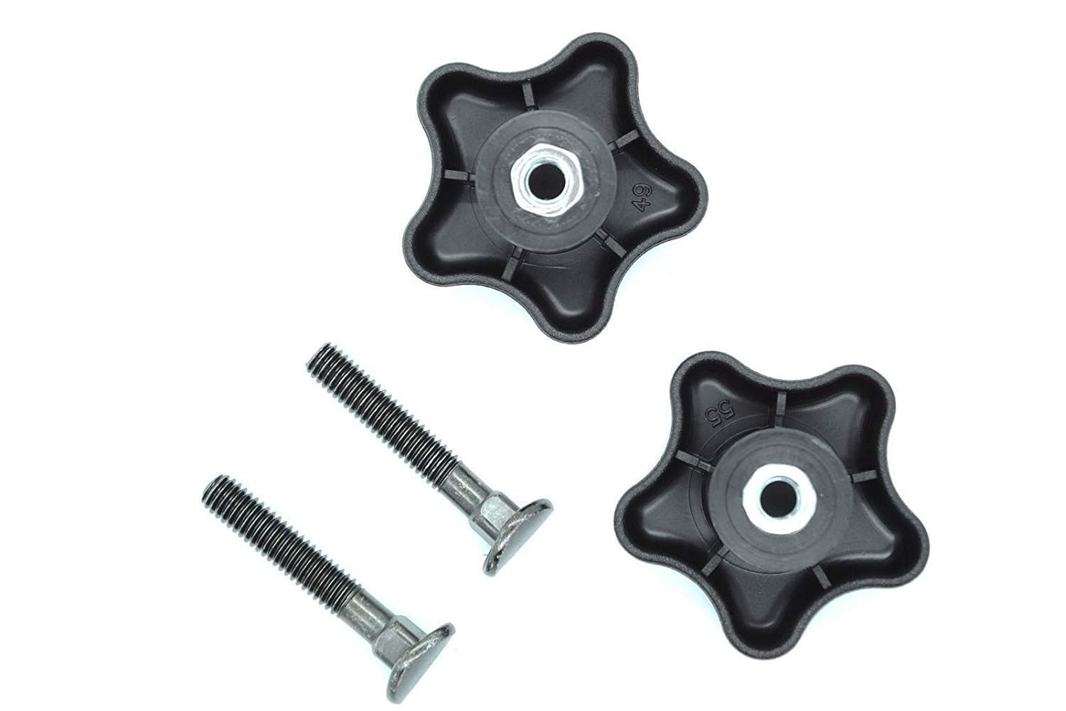 Lawn Mower Parts 92-2260 Includes Set of Two Knobs & Screws Handle 106-4161 for Toro and E-Book in A Gift